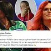 British pool star Lynne Pinches - who walked out of a FINAL vs transgender player - lauds Deta Hedman for her refusal to face trans opponent and withdrawing from darts tournament