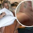 Britney Spears breaks down in tears while sharing video of painful injury and claims she was 'set up' by her MOM - after medics escorted her out of Chateau Marmont sparking fears of a 2008-style breakdown