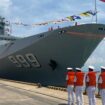 China sends warships for massive drill with Cambodia