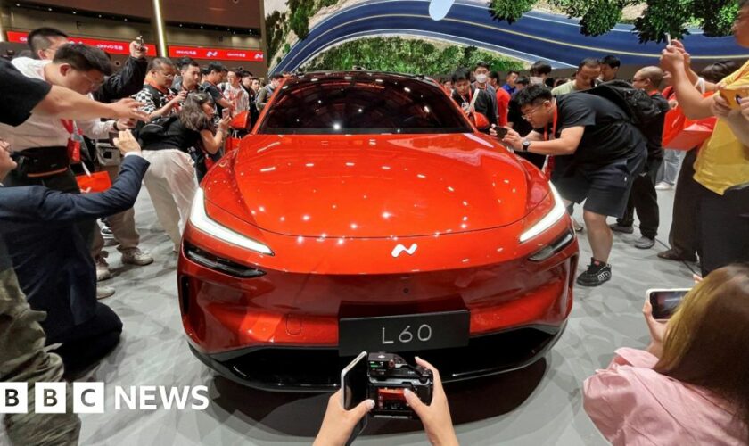 China's Nio unveils Tesla Model Y rival
