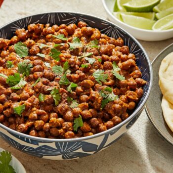 From a forgotten Indian cookbook, a deeply flavored chickpea curry