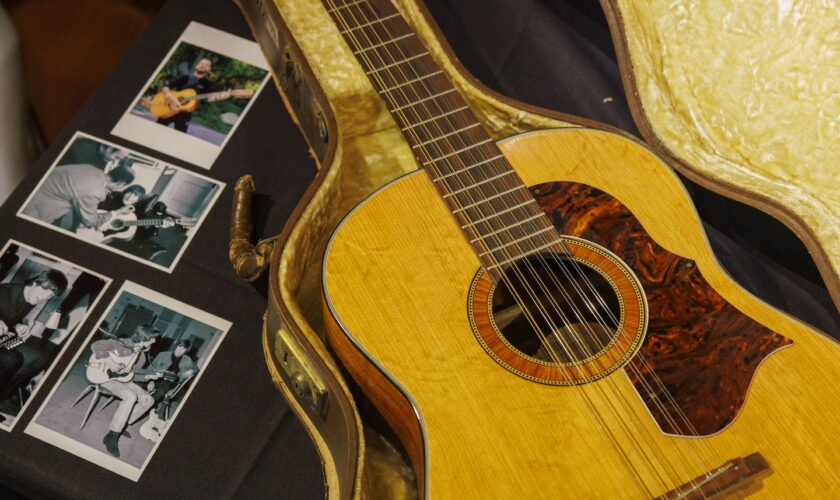 John Lennon’s ‘Help!’ guitar sells for more than $2.8 million at auction