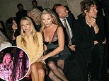Kate Moss and long-term love Nikolai von Bismarck share some VERY frosty front row chemistry as they make first joint appearance in months... moments after photo showed supermodel, 50, hand-in-hand with Bob Marley's 27-year old grandson