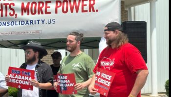 Mercedes workers in Alabama vote against union effort