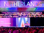Moment Eurovision chief is loudly booed by audience as he delivers Netherlands jury vote