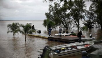 Nuevas lluvias instalan al sur de Brasil en una situación crítica: "Prácticamente todos los ríos muestran crecidas"
