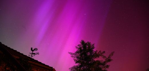 Polarlichter: Sonnensturm der höchsten Kategorie sorgt für spektakuläre Lichtershow in Deutschland