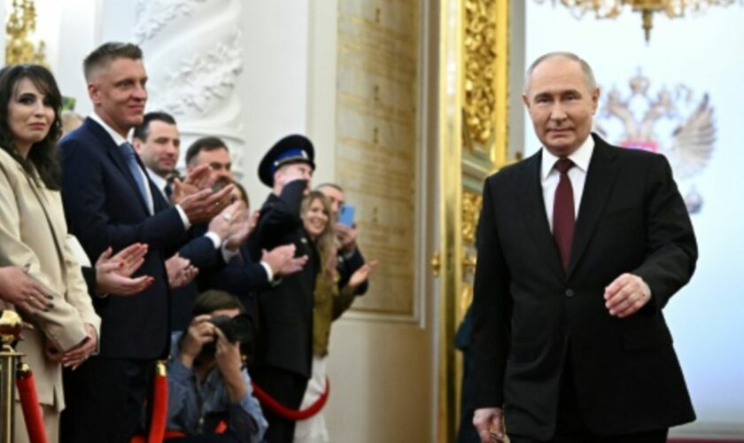 Putin vor seiner Amtseinführung im Kreml
