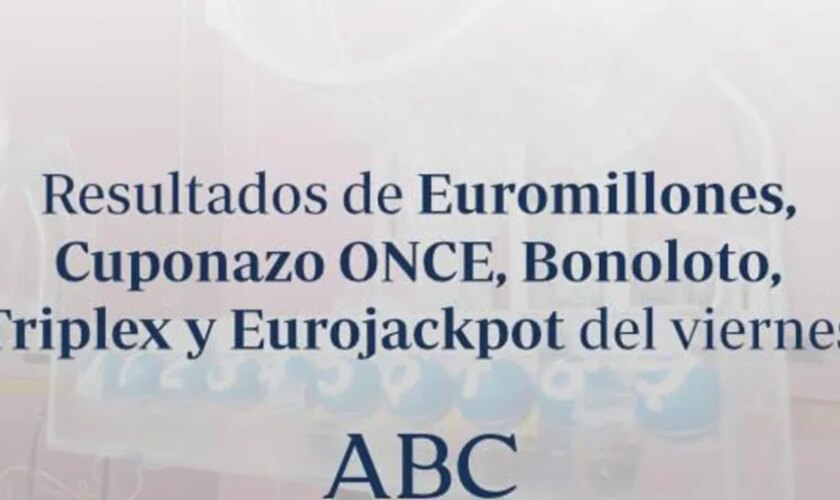 Resultados de La Bonoloto Triplex y Cuponazo de la Once del lunes viernes, 3 de mayo de 2024