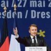 «Réveillons-nous»: à Dresde, Emmanuel Macron met en garde contre l’extrême droite