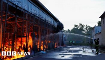 Russian strike on Kharkiv supermarket kills two
