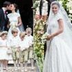 Seventh heaven! As Pippa Middleton celebrates seven years of marriage to financier James Matthews, how she stunned in a Giles Deacon dress and had little helpers in the form of Prince George and Princess Charlotte