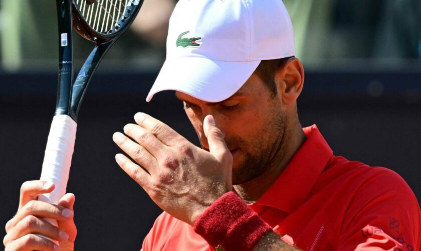 Tennis: «J'étais complètement à côté de la plaque», concède Djokovic, éliminé à Rome