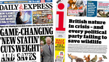 The Papers: 'British nature in crisis' and 'game-changing weight loss jab'