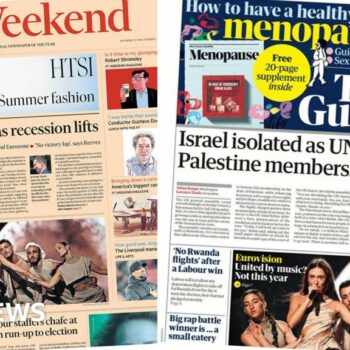 The Papers: 'Recession lifts' and Eurovision 'discord'