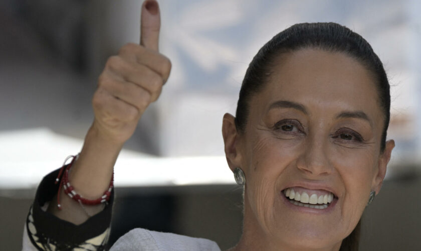 Présidentielle au Mexique : Claudia Sheinbaum, candidate de gauche et favorite du scrutin, a été élue