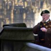 Bill Millin plays his bagpipes at Edinburgh Castle in Scotland. The lone piper who gained world-wide fame when he helped lead British Commandos during the D-Day landings ensured his possessions used at the historic event would be protected for all time. * The skirl of Bill Millin's pipes led the first Commando Brigade as it stormed Sword Beach on the first day of the Normandy landings on June 6, 1944. The 21-year-old, who had left Sandyhills near Glasgow to join the commandos, had been ordered t