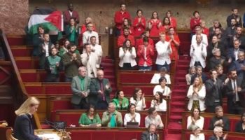 Drapeau palestinien à l'Assemblée : LFI remet ça, les costumes en plus