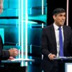 Britisches TV-Duell: Sandkastenstreit zwischen Sunak und Starmer