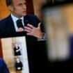 Emmanuel Macron lors de son interview sur TF1 et France, jeudi 6 juin 2024.