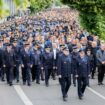 Islamismus: Polizeibeamte gedenken des bei Messerangriff getöteten Polizisten
