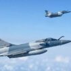 Des Mirage 2000-5 assurant la police du ciel en Estonie dans le cadre de l'Otan, le 30 mars 2022