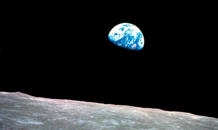 The iconic Earthrise image. Pic: William Anders/NASA