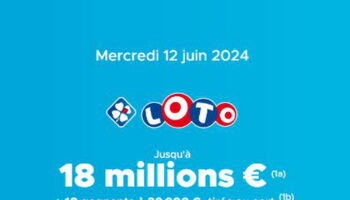 Résultat Loto (FDJ) : le tirage de ce mercredi 12 juin 2024, les 18 millions d'euros remportés !