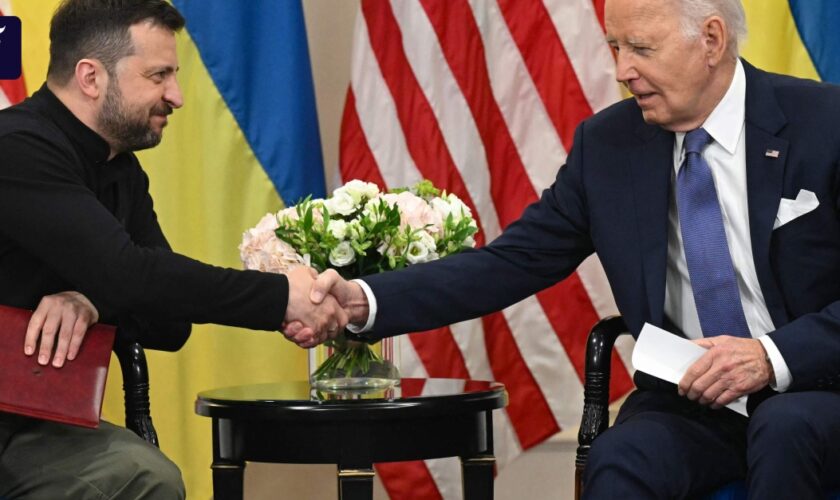Ukraine-Liveticker: Biden will Sicherheitsabkommen mit Ukraine unterzeichnen
