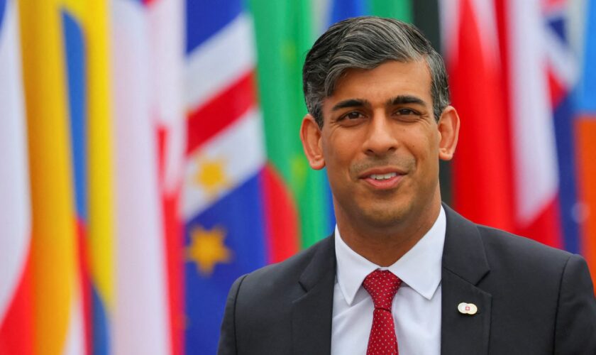 Rishi Sunak attending the opening ceremony of the Summit on Peace in Ukraine at the Buergenstock Resort in Stansstad near Lucerne, Switzerland, June 15, 2024. Image: Reuters/Denis Balibouse/Pool