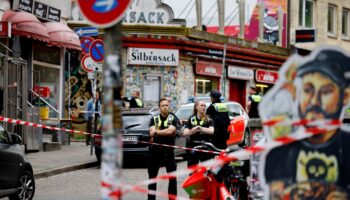 Hamburg police shoot man near Euro 2024 fan park ‘threatening officers with pickaxe’