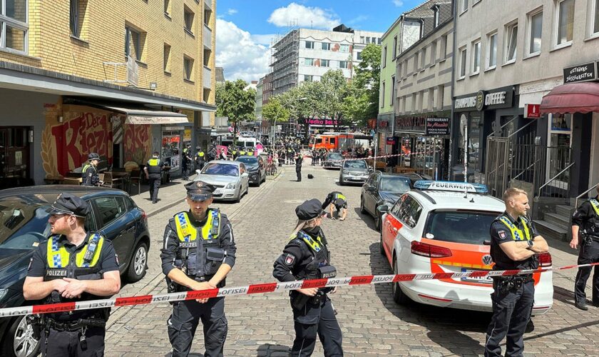 German police shoot ax-wielding man with 'incendiary device' threatening fans near Euro 2024 soccer match