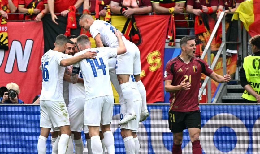 Fußball-EM, Gruppe E: Slowakei siegt gegen Belgien