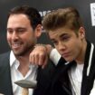 Scooter Braun and Justin Bieber in 2012