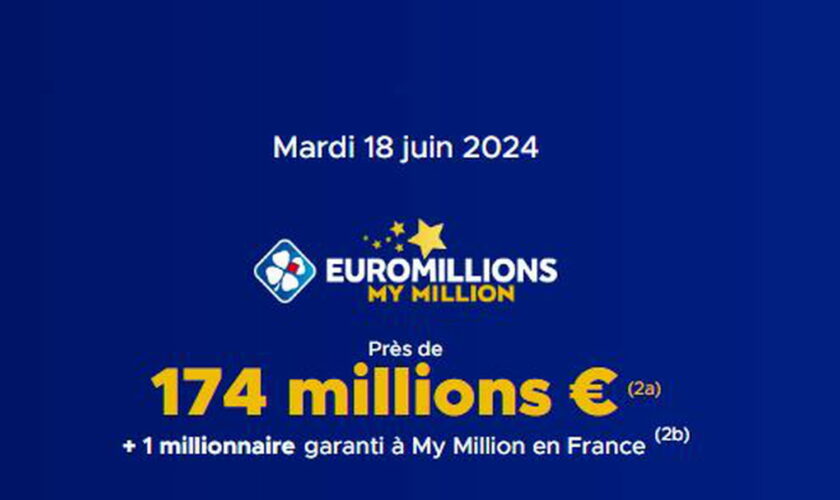 Résultat Euromillions (FDJ) : le tirage de ce mardi 18 juin 2024 [EN LIGNE]