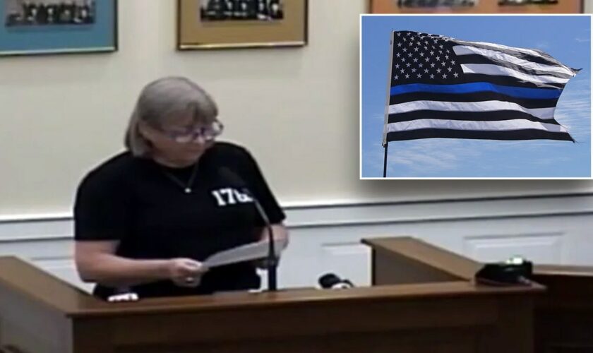 Mother of fallen Connecticut detective admonishes town council after refusal to fly 'antagonistic' flag
