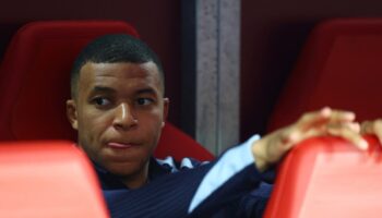 Why is Kylian Mbappe on the bench for France against the Netherlands?