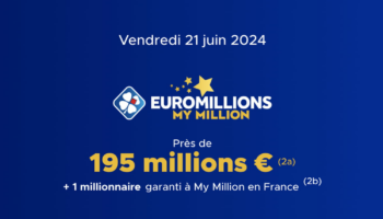 Résultat Euromillions (FDJ) : le tirage de ce vendredi 21 juin 2024 [EN LIGNE]