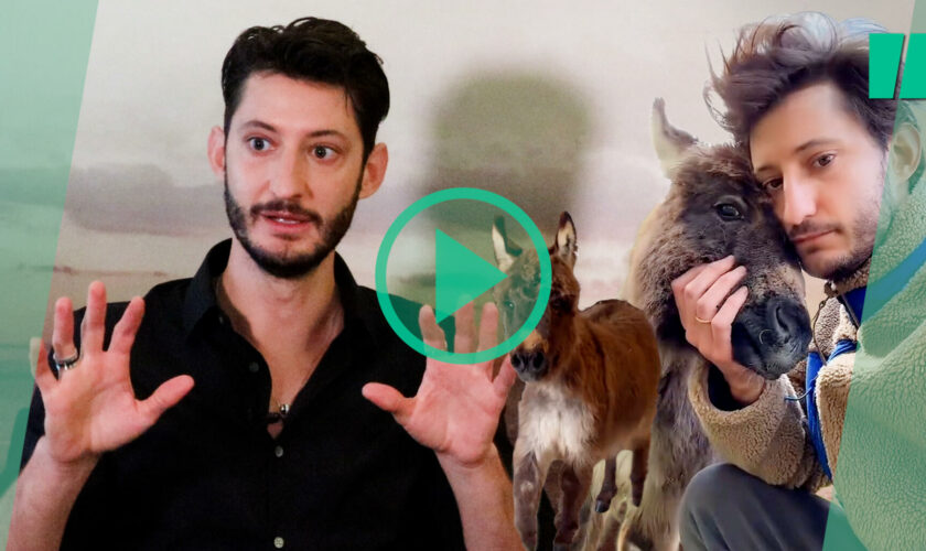 Pierre Niney nous a parlé de son âne miniature, « plus affectueux » que ses chats et chiens