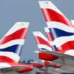British Airways tail fins are pictured at Heathrow Airport in London, Britain, May 17, 2021. REUTERS/John Sibley