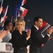 Marine Le Pen et Jordan Bardella en meeting le 3 mars 2024 à Marseille