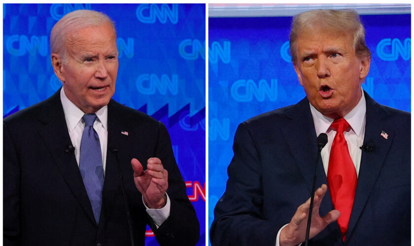 Dans un débat où la forme comptait plus que le fond, Joe Biden s’écrase face à Donald Trump