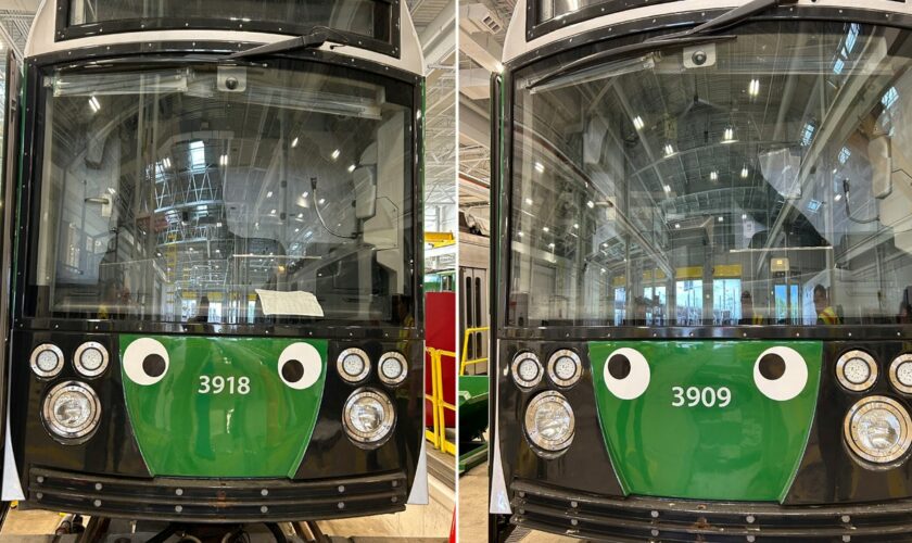 Boston trains get 'googly eyes,' give riders 'joy' on their commutes