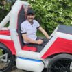 AirNAM, la voiture électrique gonflable d’un ingénieur auvergnat pour rouler « fun et pas cher »