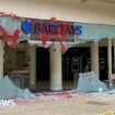 Barclays buildings vandalised across UK by protesters
