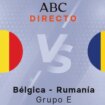 Bélgica - Rumanía, estadísticas del partido