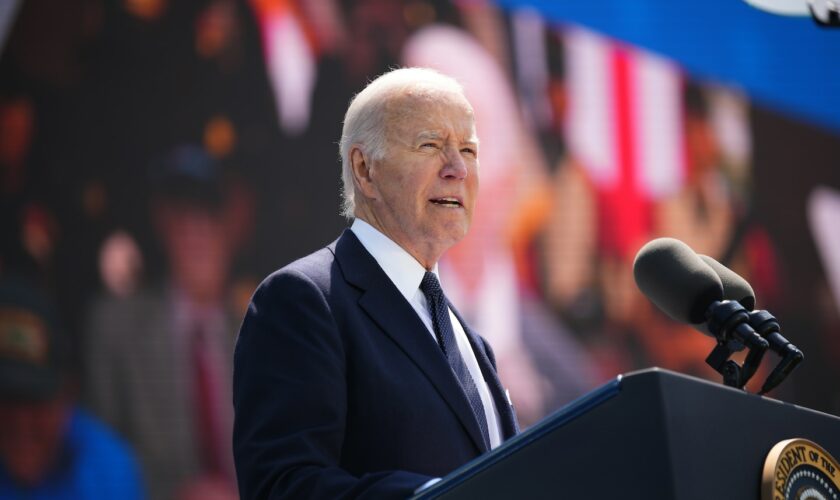 Biden to defend democracy in speech in France, drawing contrast with Trump