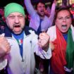 Italienische Fans bejubeln das EM 2:1 gegen Albanien