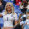 England's number one WAG: Jordan Pickford's stunning wife Megan leads the glamorous partners of the Three Lions as they kick-off in Germany alongside Harry Kane's wife Kate