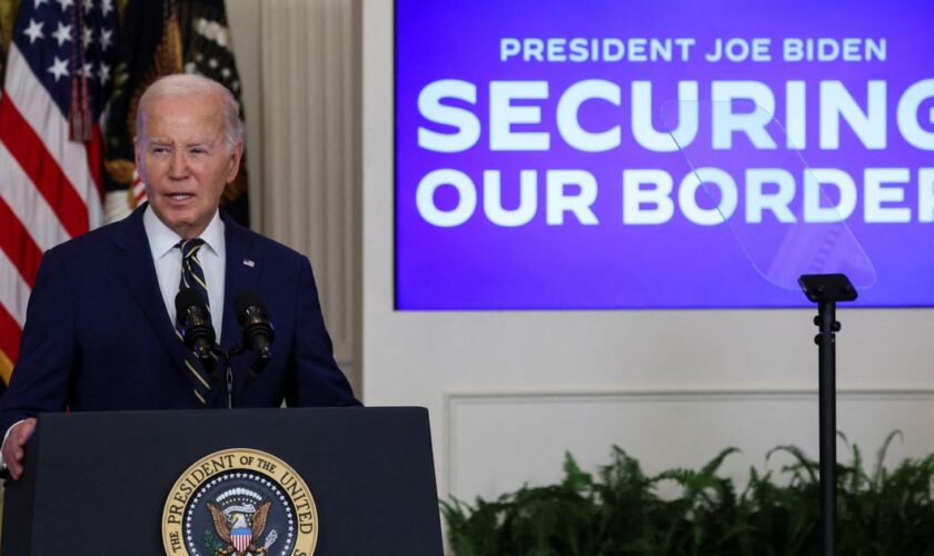 États-Unis : Biden estime que ses nouvelles restrictions à l'immigration permettront de «sécuriser» la frontière avec le Mexique